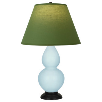 Robert Abbey - 1656G - One Light Accent Lamp - Small Double Gourd - Baby Blue Glazed Ceramic w/Deep Patina Bronze