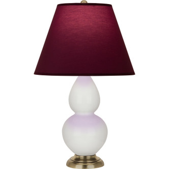 Robert Abbey - 1680P - One Light Accent Lamp - Small Double Gourd - Lily Glazed Ceramic w/Antique Natural Brass