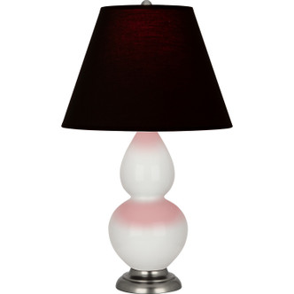 Robert Abbey - 1690K - One Light Accent Lamp - Small Double Gourd - Lily Glazed Ceramic w/Antique Silver