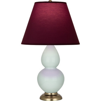 Robert Abbey - 1786P - One Light Accent Lamp - Small Double Gourd - Celadon Glazed Ceramic w/Antique Natural Brass