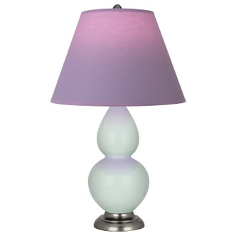 Robert Abbey - 1788L - One Light Accent Lamp - Small Double Gourd - Celadon Glazed Ceramic w/Antique Silver
