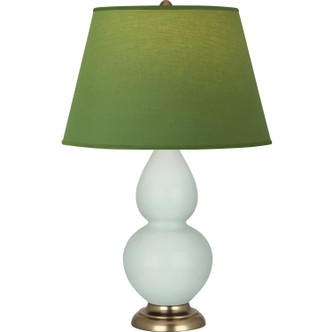 Robert Abbey - 1789G - One Light Table Lamp - Double Gourd - Celadon Glazed Ceramic w/Antique Natural Brass