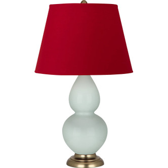 Robert Abbey - 1789R - One Light Table Lamp - Double Gourd - Celadon Glazed Ceramic w/Antique Natural Brass