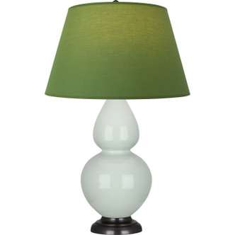 Robert Abbey - 1790G - One Light Table Lamp - Double Gourd - Celadon Glazed Ceramic w/Deep Patina Bronze