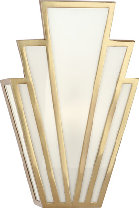 Robert Abbey - 228 - One Light Wall Sconce - Empire - Modern Brass
