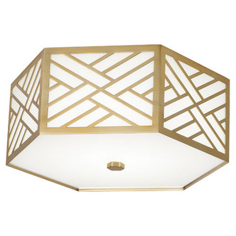 Robert Abbey - 438 - One Light Flushmount - Williamsburg Tazewell - Modern Brass
