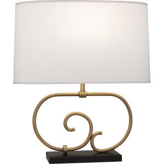 Robert Abbey - 586 - One Light Table Lamp - Chloe - Warm Brass w/ Matte Black