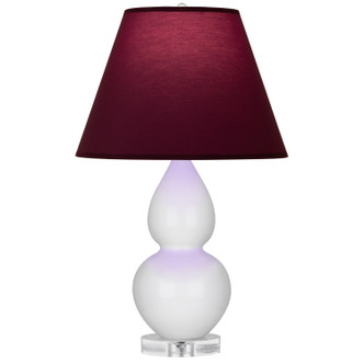 Robert Abbey - A690P - One Light Accent Lamp - Small Double Gourd - Lily Glazed Ceramic w/Lucite