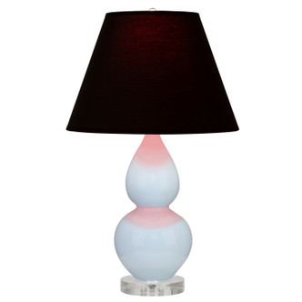 Robert Abbey - A696K - One Light Accent Lamp - Small Double Gourd - Baby Blue Glazed Ceramic w/Lucite