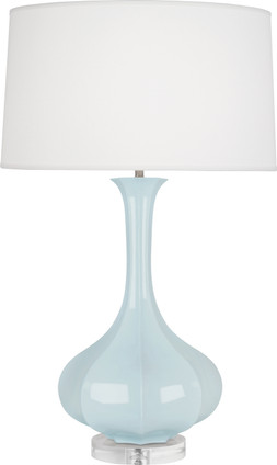 Robert Abbey - BB996 - One Light Table Lamp - Pike - Baby Blue Glazed Ceramic