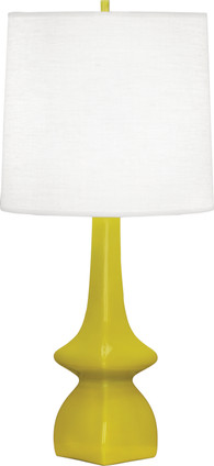 Robert Abbey - CI210 - One Light Table Lamp - Jasmine - Citron Glazed Ceramic