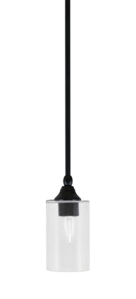 Toltec Lighting - 23-MB-300 - One Light Mini Pendant - Stem - Matte Black
