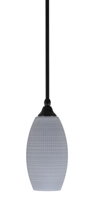 Toltec Lighting - 23-MB-4042 - One Light Mini Pendant - Stem - Matte Black