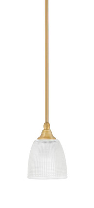 Toltec Lighting - 23-NAB-500 - One Light Mini Pendant - Stem - New Age Brass