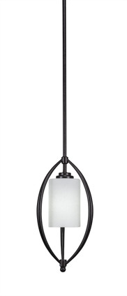 Toltec Lighting - 2401-DG-310 - One Light Mini Pendant - Marquise - Dark Granite