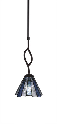 Toltec Lighting - 240-DG-9325 - One Light Mini Pendant - Revo - Dark Granite