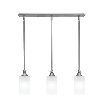 Toltec Lighting - 25-BN-541 - Three Light Linear Pendalier - Stem - Brushed Nickel