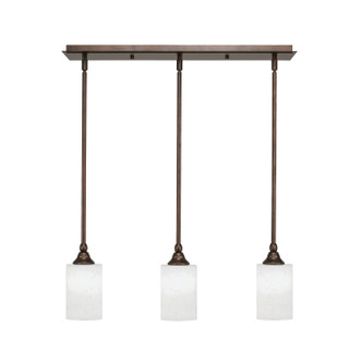 Toltec Lighting - 25-BRZ-310 - Three Light Linear Pendalier - Stem - Bronze