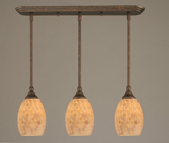 Toltec Lighting - 25-BRZ-406 - Three Light Multi Light Mini Pendant - Any - Bronze