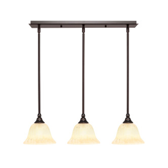 Toltec Lighting - 25-DG-508 - Three Light Multi Light Mini Pendant - Any - Dark Granite