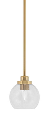 Toltec Lighting - 2601-NAB-4100 - One Light Mini Pendant - Odyssey - New Age Brass