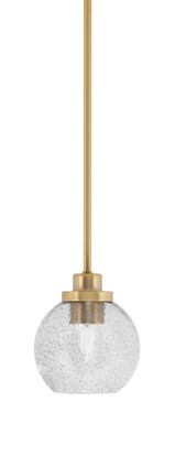 Toltec Lighting - 2601-NAB-4102 - One Light Mini Pendant - Odyssey - New Age Brass