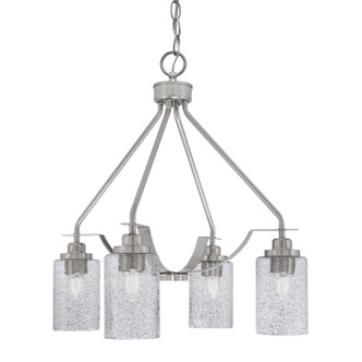 Toltec Lighting - 2604-BN-3002 - Three Light Chandelier - Odyssey - Brushed Nickel