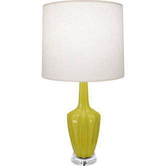 Robert Abbey - CI35 - One Light Accent Lamp - Emma - Citron Glazed Ceramic w/Polished Nickel/a Lucite