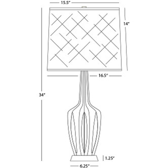 Emma One Light Table Lamp (CI37)
