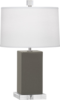 Robert Abbey - CR990 - One Light Accent Lamp - Harvey - Ash Glazed Ceramic