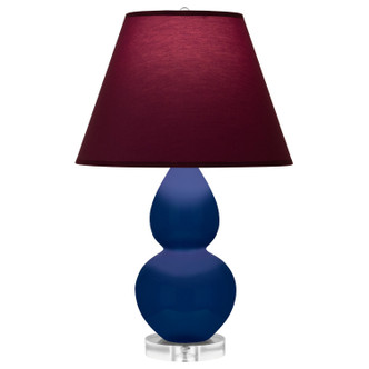 Robert Abbey - CT13P - One Light Accent Lamp - Small Double Gourd - Cobalt Glazed Ceramic w/Lucite