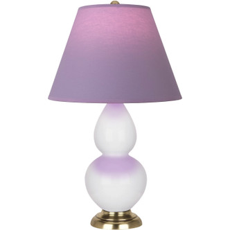 Robert Abbey - DY10L - One Light Accent Lamp - Small Double Gourd - Daisy Glazed Ceramic w/Antique Natural Brass