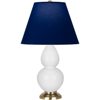 Robert Abbey - DY10N - One Light Accent Lamp - Small Double Gourd - Daisy Glazed Ceramic w/Antique Natural Brass