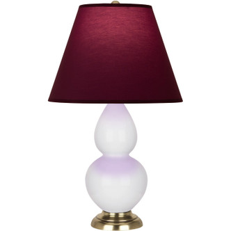 Robert Abbey - DY10P - One Light Accent Lamp - Small Double Gourd - Daisy Glazed Ceramic w/Antique Natural Brass