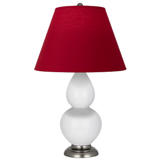 Robert Abbey - DY12R - One Light Accent Lamp - Small Double Gourd - Daisy Glazed Ceramic w/Antique Silver