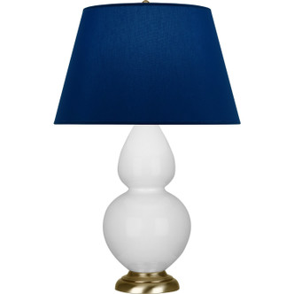 Robert Abbey - DY20N - One Light Table Lamp - Double Gourd - Daisy Glazed Ceramic w/Antique Natural Brass