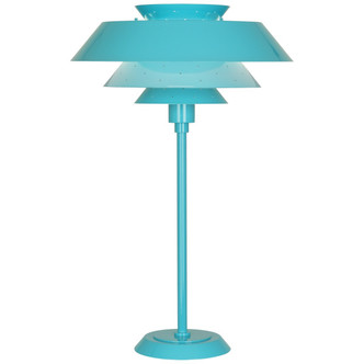 Robert Abbey - EB780 - One Light Table Lamp - Pierce - Egg Blue Gloss