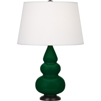 Robert Abbey - JU31X - One Light Accent Lamp - Small Triple Gourd - Jungle Glazed Ceramic w/Deep Patina Bronze