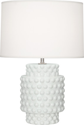 Robert Abbey - LY801 - One Light Accent Lamp - Small Dolly - Lily Glazed Textured Ceramic