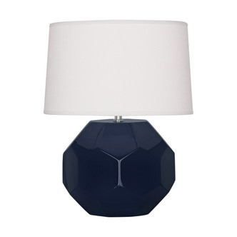 Robert Abbey - MB02 - One Light Accent Lamp - Small Franklin - Midnight Blue Glazed Ceramic