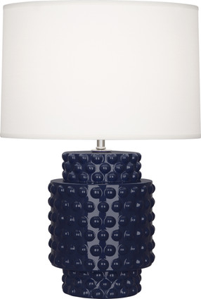 Robert Abbey - MB801 - One Light Accent Lamp - Dolly - Midnight Blue Glazed Textured Ceramic