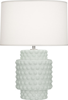 Robert Abbey - MCL09 - One Light Accent Lamp - Small Dolly - Matte Celadon Glazed Textured Ceramic