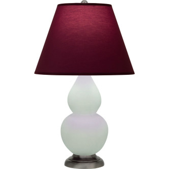 Robert Abbey - MCL52P - One Light Accent Lamp - Small Double Gourd - Matte Celadon Glazed Ceramic w/Antique Silver