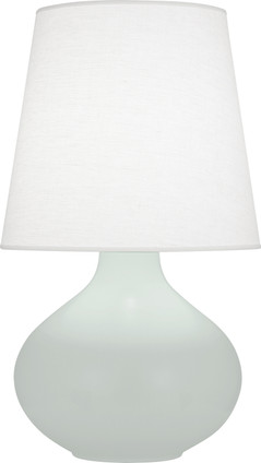 Robert Abbey - MCL99 - One Light Table Lamp - June - Matte Celadon Glazed Ceramic