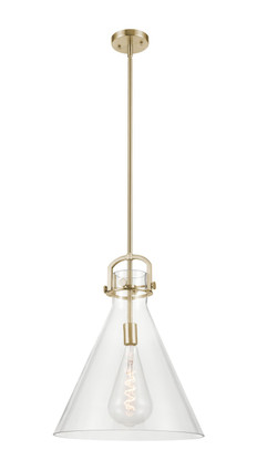 Innovations - 410-1SL-CB-G411-16CL - One Light Pendant - Downtown Urban - Champagne Bronze