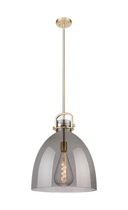 Innovations - 410-1SL-CB-G412-16SM - One Light Pendant - Downtown Urban - Champagne Bronze