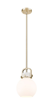 Innovations - 410-1SS-CB-G410-8WH - One Light Mini Pendant - Downtown Urban - Champagne Bronze
