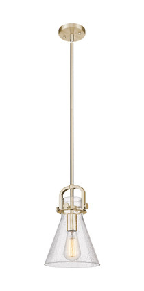 Innovations - 410-1SS-CB-G411-8SDY - One Light Mini Pendant - Downtown Urban - Champagne Bronze