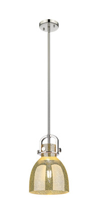 Innovations - 410-1SS-PN-G412-8ME - One Light Mini Pendant - Downtown Urban - Polished Nickel