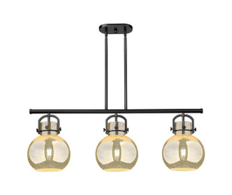 Innovations - 410-3I-BK-G410-10ME - Three Light Island Pendant - Downtown Urban - Matte Black